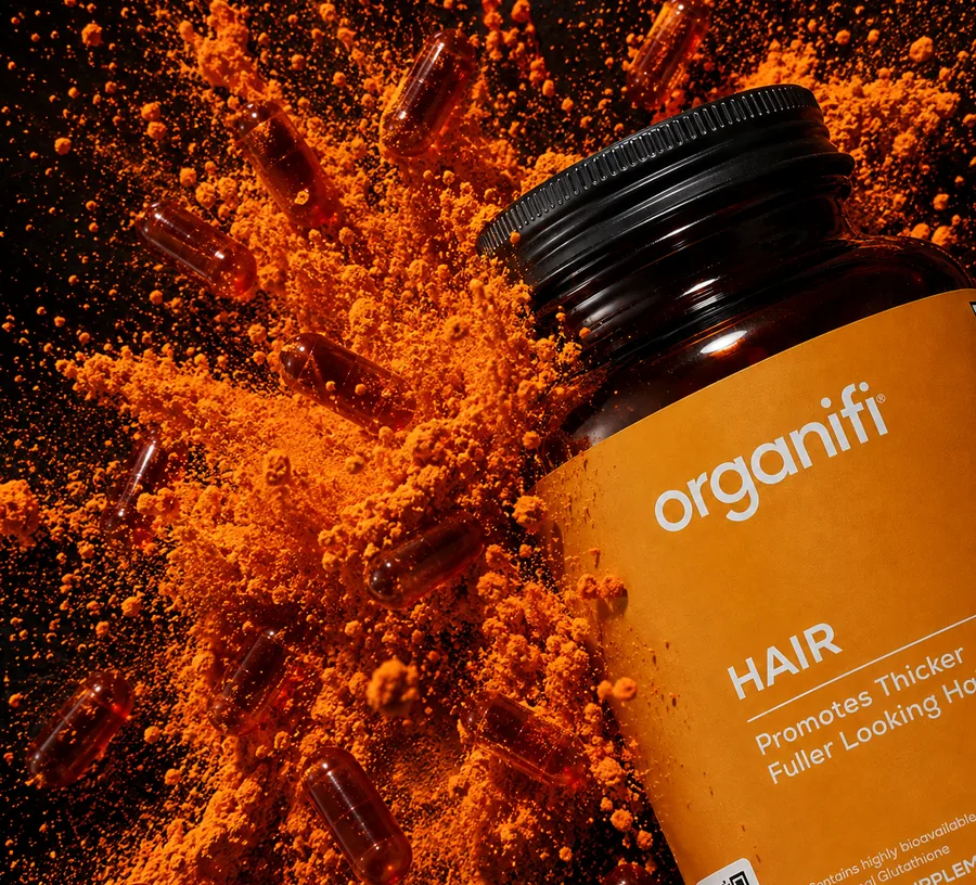 Organifi Hair capsules and powder